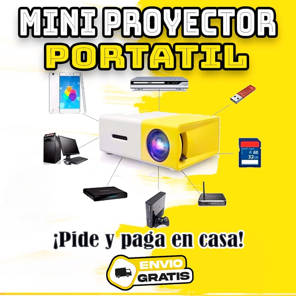 Mini Proyector Portátil 