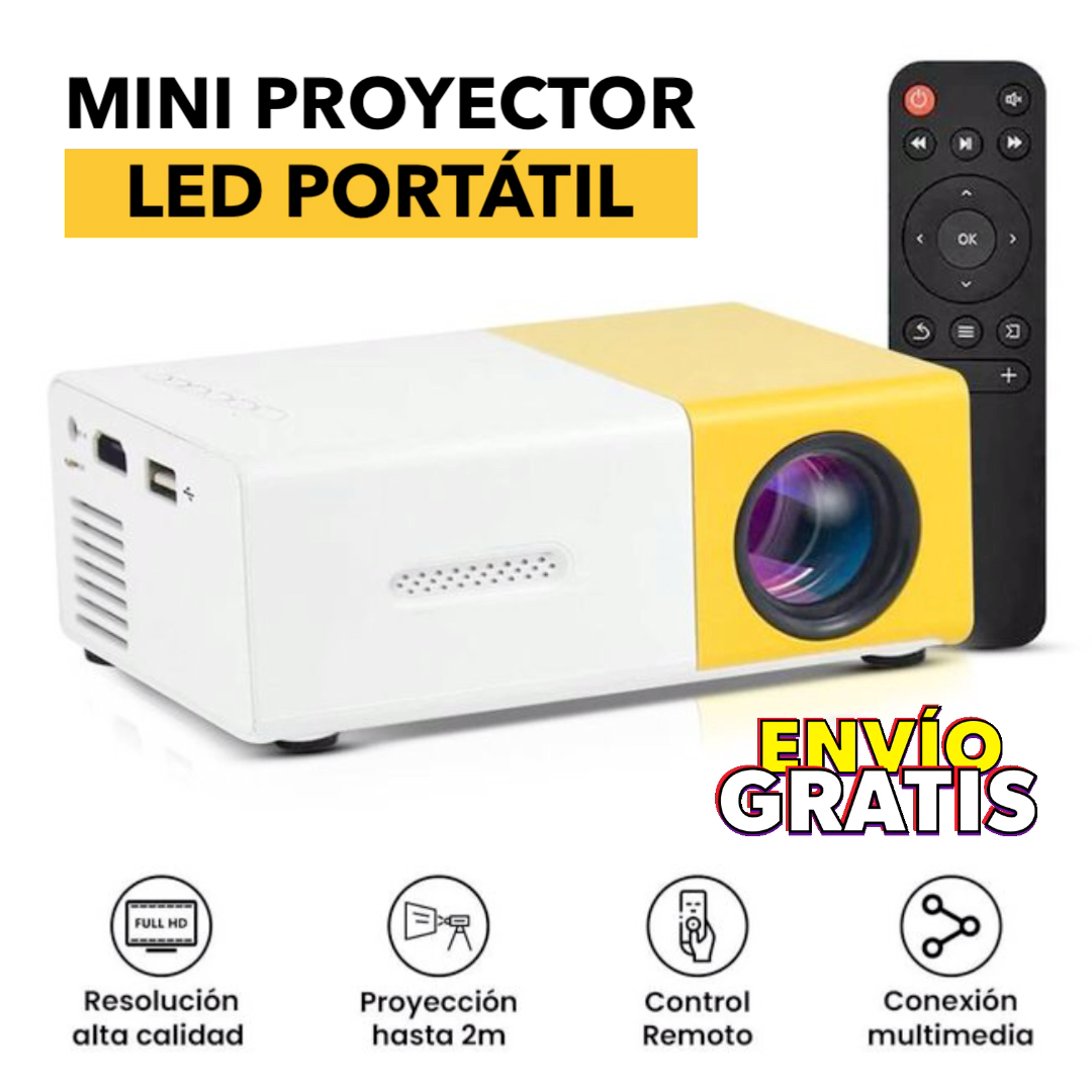 Mini Proyector LED Portatil