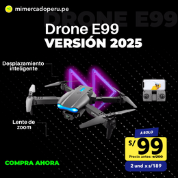 E99 PRO Mini Drone 4K HD