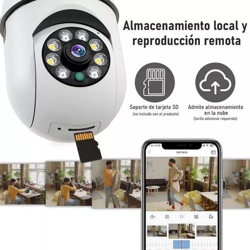 Foco Camara Seguridad HD WiFi 360º