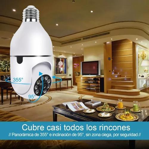 Foco Camara Seguridad HD WiFi 360º